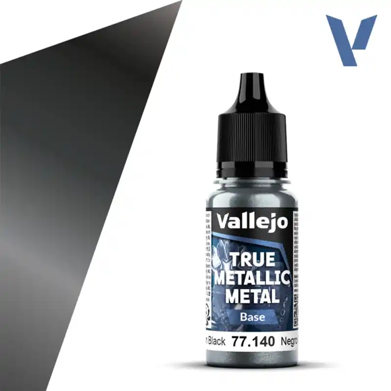 Noir Obsidienne N°40 - 18ml Base True Metallic Metal - VALLEJO 77.140 Acheter Direct