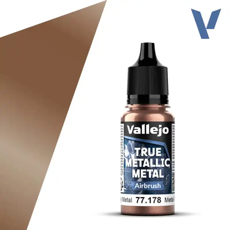 Métal Oxydé N°78 - 18ml Airbrush True Metallic Metal - VALLEJO 77.178 Expédition Rapide