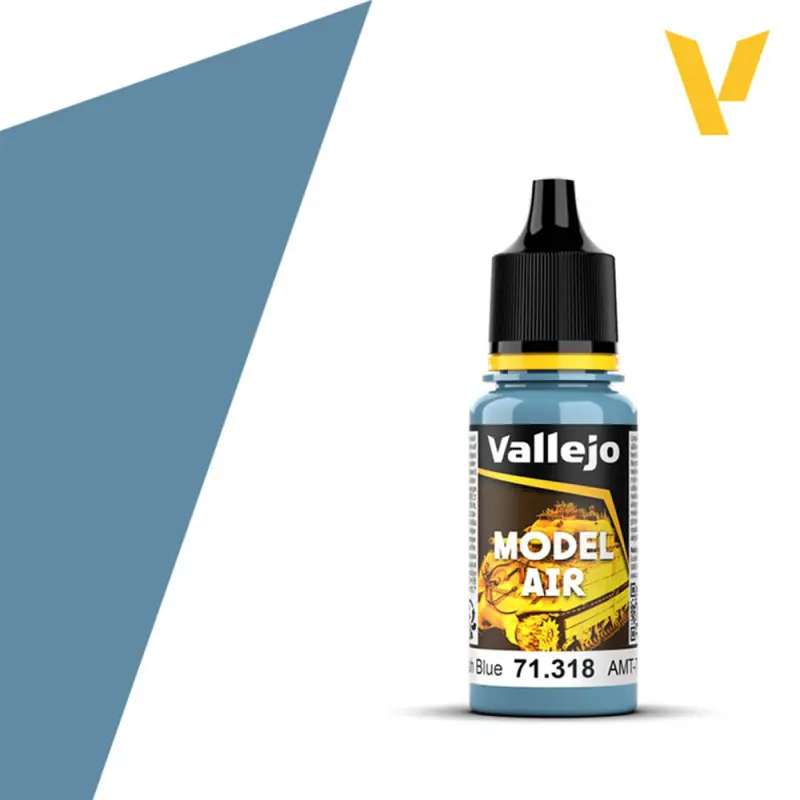 Offre Exclusive Bleu Grisâtre AMT-7 N°205 - 18ml Model Air - VALLEJO 71.318