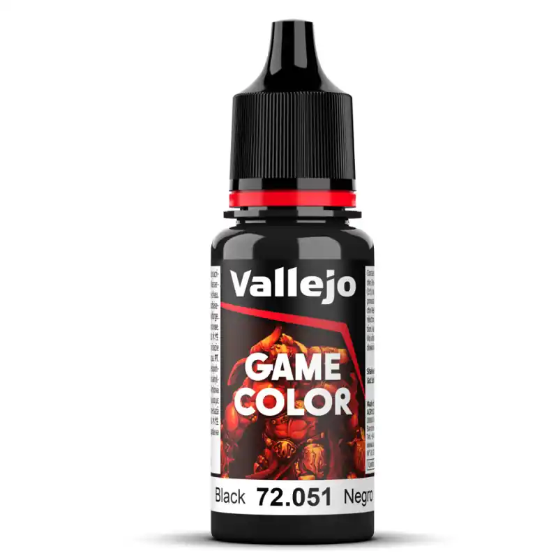 Retour Gratuit Peinture Acrylique, 17ml, Noir Abîme - VALLEJO 72051