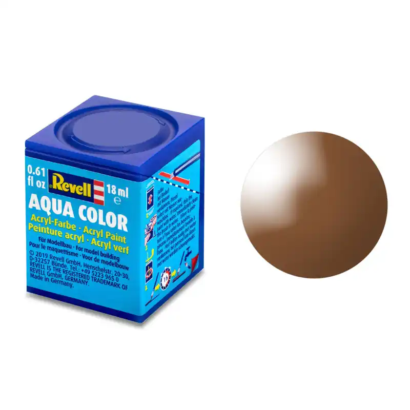 Brun Brillant, 18ml Aqua Color - REVELL 36180 Promotion