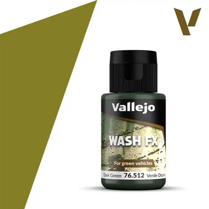 Vert Foncé - 35ml Wash FX - VALLEJO 76.512 Marque