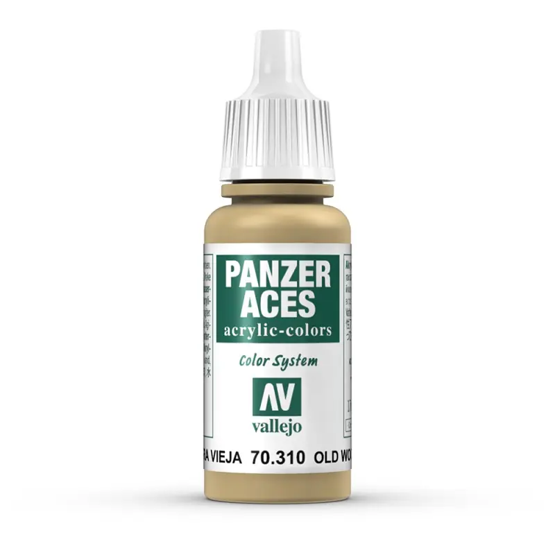 Dernière Chance Peinture Acrylique, 17ml, Panzer Aces Vieux Bois - VALLEJO 70310