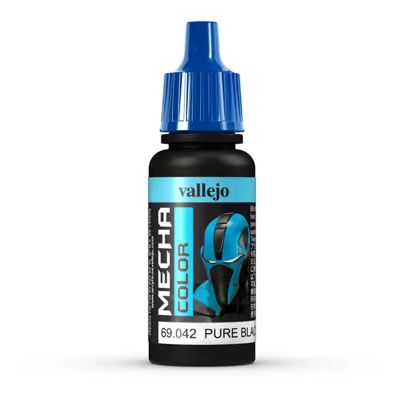 Peinture acrylique "Mecha Color" Noir Pur 17 ml - VALLEJO 69042 PM042 Prix Promo