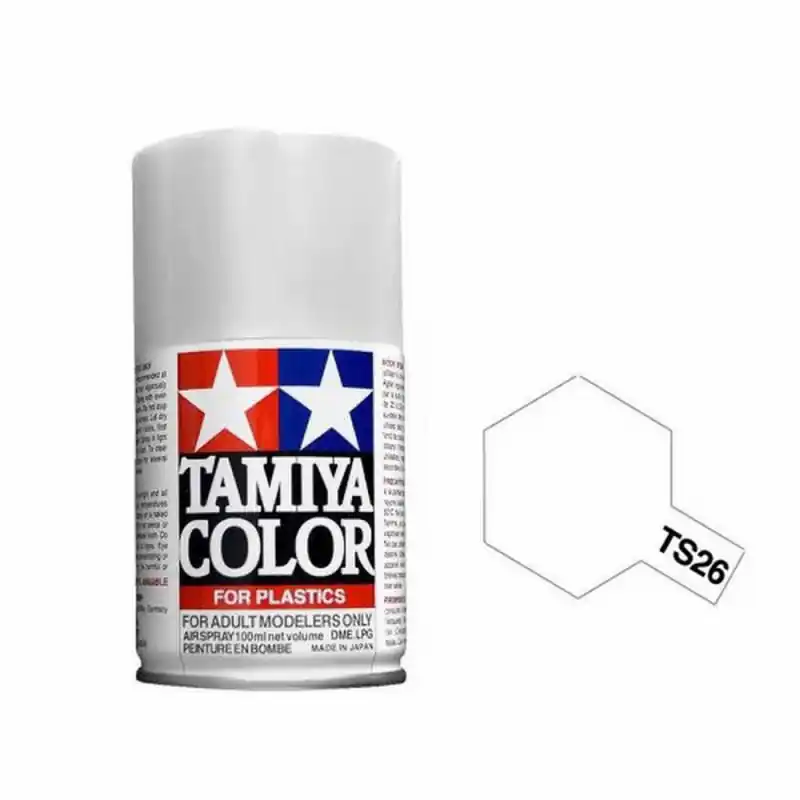 Blanc pur Brillant Spray de 100ml - TAMIYA 85026 / TS26 Prix Promo