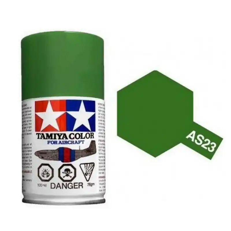 Vert clair (Luftwaffe) mat, Spray de 100ml - TAMIYA 86523 / AS23 Prix Cassé