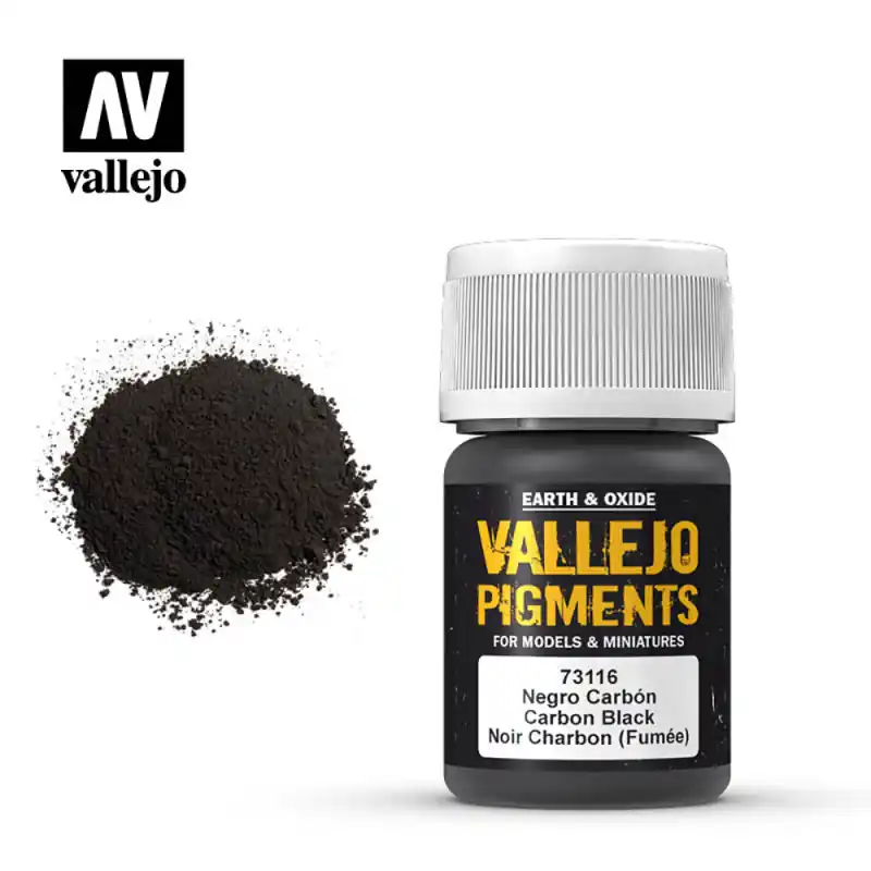 Prix Réduit Pigments à effet, Fumée Noire Charbon, 35ml - VALLEJO 73116
