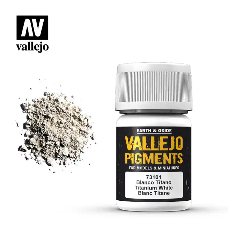 Pigments à effet, Blanc Titane, 35ml - VALLEJO 73101 Bon Marché