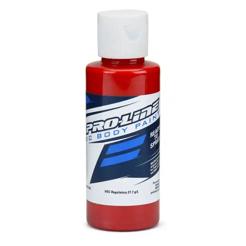 Offre Du Jour Peinture Aérographe, Carrosseries RC, Rouge nacré, 60ml - Pro Line 6327-06