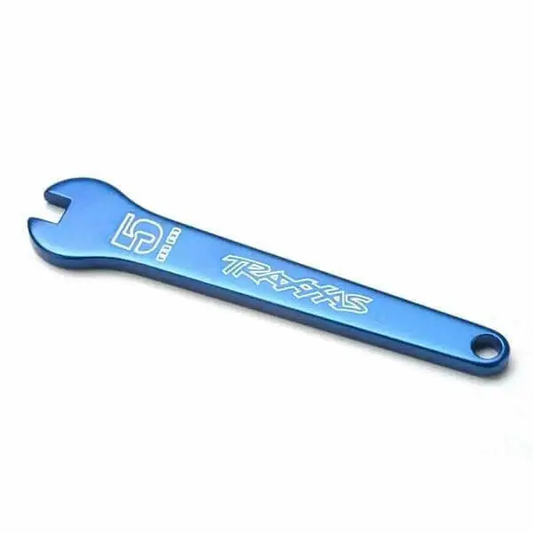 Achat Immédiat Clé plate 5mm alu anodisée bleu Traxxas 5477