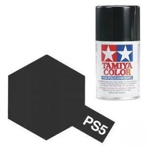 Prix Cassé Peinture Lexan PS05 Noir - Tamiya 86005