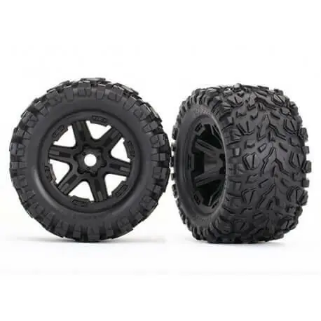 Meilleure Vente Traxxas 2 roues 3.8 E Revo 2.0 noires talon 8672