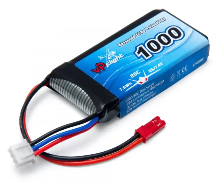Batterie Lipo 2S 7,4V 1000mAh - 25C - JST Nouvel Arrivage