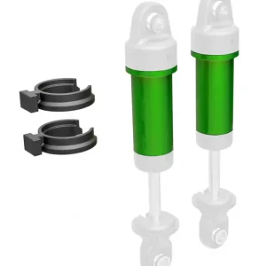 Traxxas 9763 Corps D‘amortisseur Anodise Vert (X2) - Trx-4m Dernier Modèle