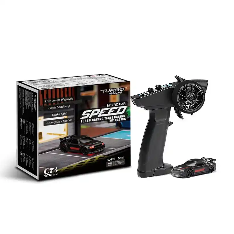 Turbo Racing Micro Sport version Noire 1/76ème RTR- TB-C74 Super Prix