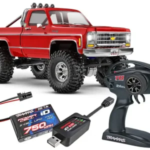 Traxxas TRX4M K10 mini crawler 1/18 RTR - 97064-1 rouge Usine Directe