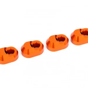 Jusqu'à Épuisement Des Stocks 4 Supports de Triangle Alu anodisés orange - Traxxas 7743