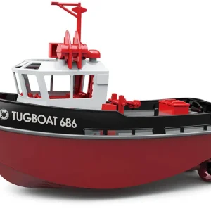Super Prix Remorqueur Radio-commandé 230mm Heng Long 1/72 Tugboat 686 noir