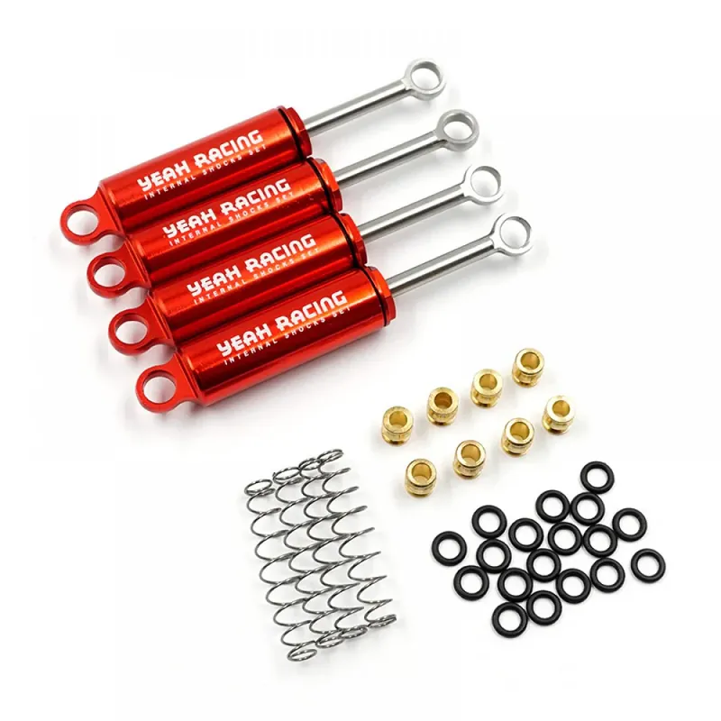 4 Amortisseurs Hydrauliques alu 58mm Traxxas TRX-4M 1/18 rouge Yeah racing Achat Immédiat