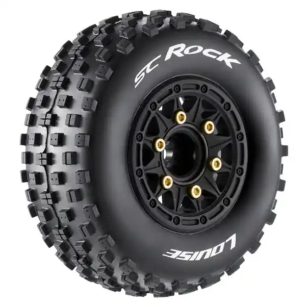 2 Pneus et roues SC-ROCK soft (Hex amovible 4pcs) - LT3229SB Prix Bas