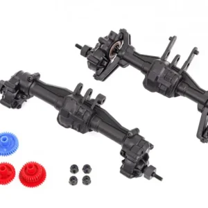 Kit d‘essieu avant + arrière complet (réduction 2,56 1) pour TRX-4M - Traxxas 9843R Pas Cher