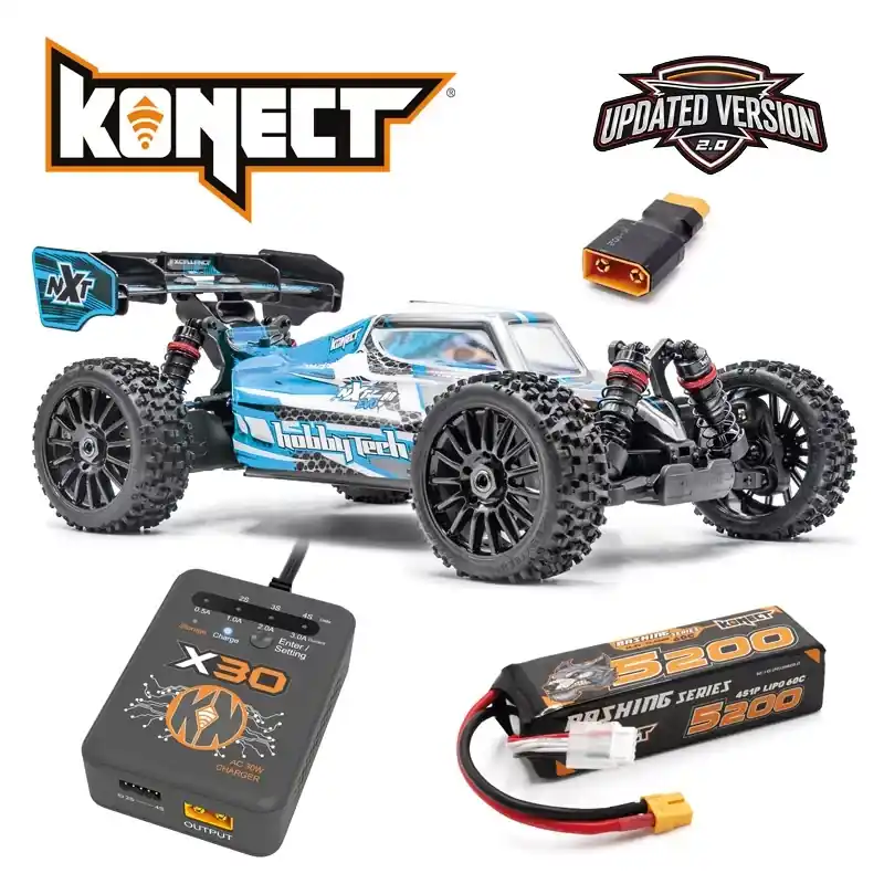 Hobbytech Spirit NXT EVO RR 2.0 Brushless RTR Bleu Pack Version Marque