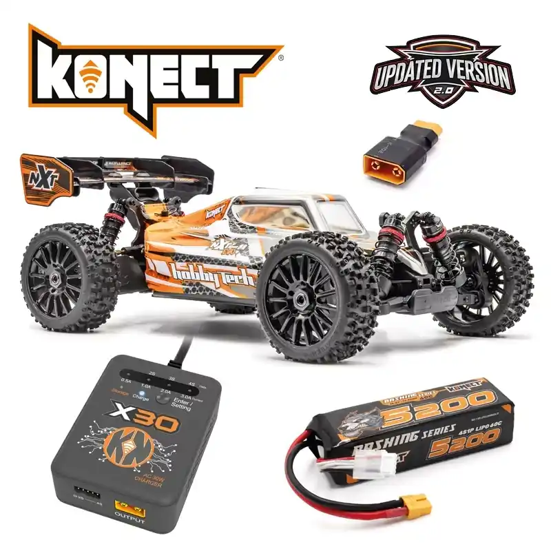 Offre Exclusive Hobbytech Spirit NXT EVO RR 2.0 Brushless RTR orange Pack Version