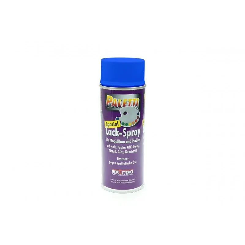 Peinture aérosol brillant bleu clair 400ml Paletti - RAL5012 Quantité Limitée