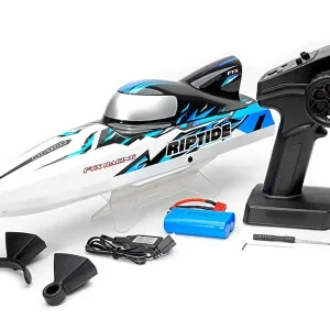 Bateau RC haute vitesse Riptide Turbojet Brushless 41cm bleu Affaire À Saisir
