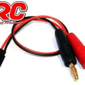 Offre Spéciale Câble pour chargeur 4mm bullet à prise JR Universelle 30cm - HRC9118