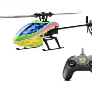 Prix Promo Hélicoptère RC Mono rotor Kootai F03 4 voies Flybarless jaune vert
