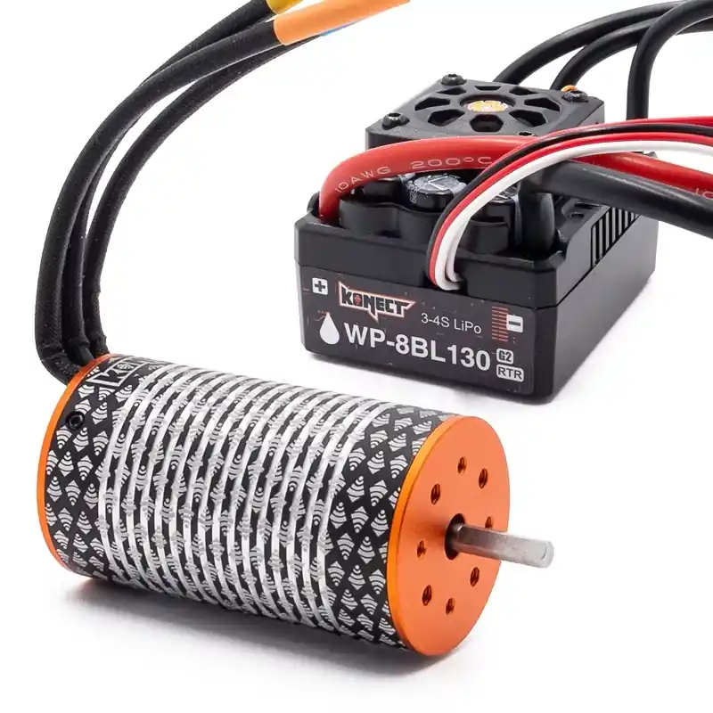 Combo brushless 1/8 130Amp WP + Moteur 4P 4274 2250kv - KN-COMBO-N2 Solde