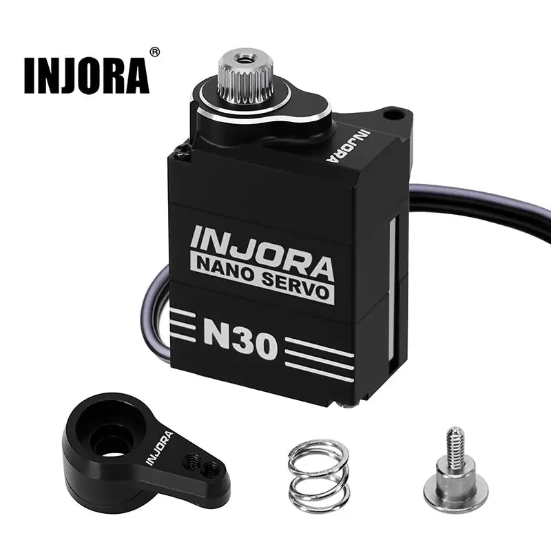 Servo N30 Nano en aluminium avec servo-sauveur Injora pour SCX30 1/30 Paiement Sécurisé