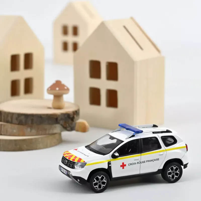 Jusqu'à Épuisement Des Stocks Voiture miniature collection 1/43 Dacia Duster 2020 Ambulance VLTT 77 Norev 509028