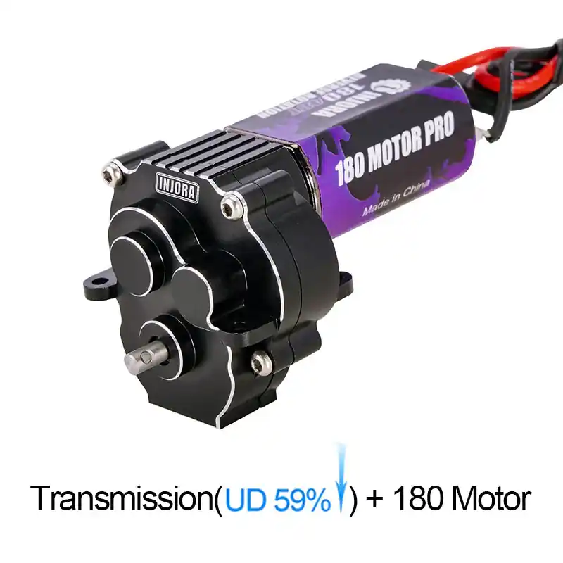 Transmission complète INJORA avec moteur à charbon 180 pour TRX4M 1/18 Achetez Aujourd'hui