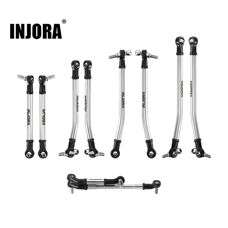 Prix Promo Kit de biellettes en acier inoxydable à grand dégagement Injora pour SCX30 1/30