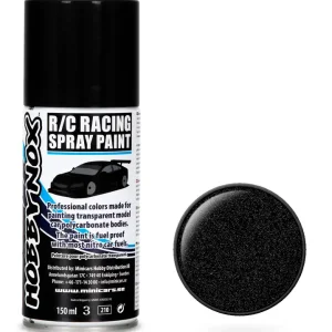 Meilleur Choix Peinture Lexan pour carrosserie noir métallisée 150ml - HN1203
