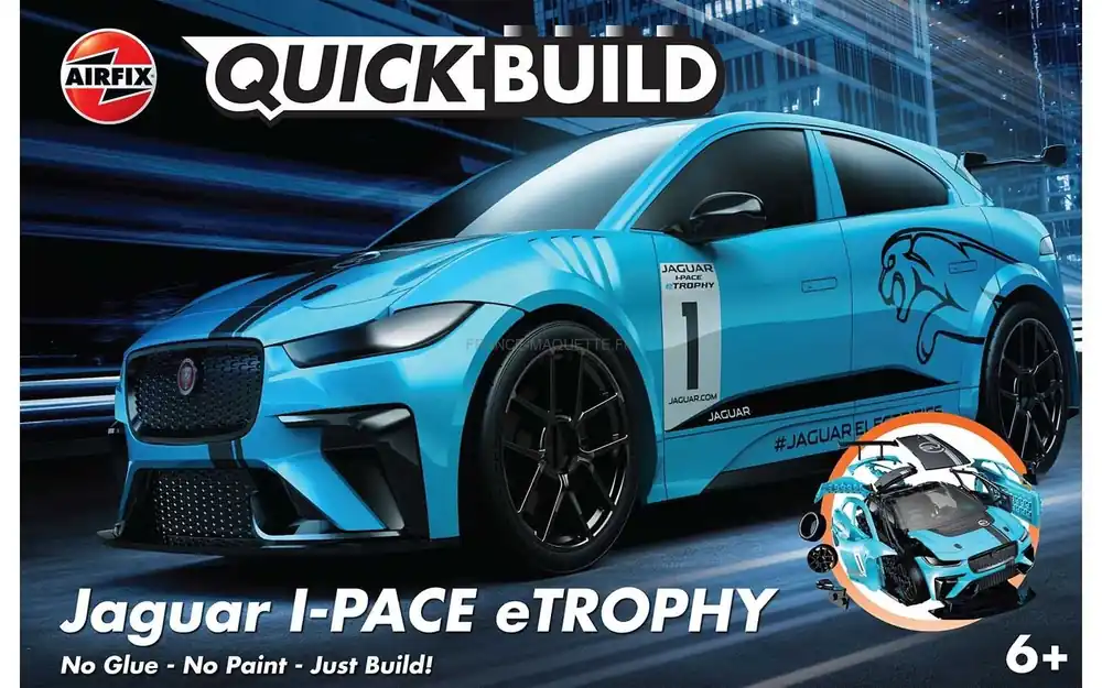 QUICKBUILD Jaguar I-PACE eTROPHY - Airfix J6033 Petit Prix