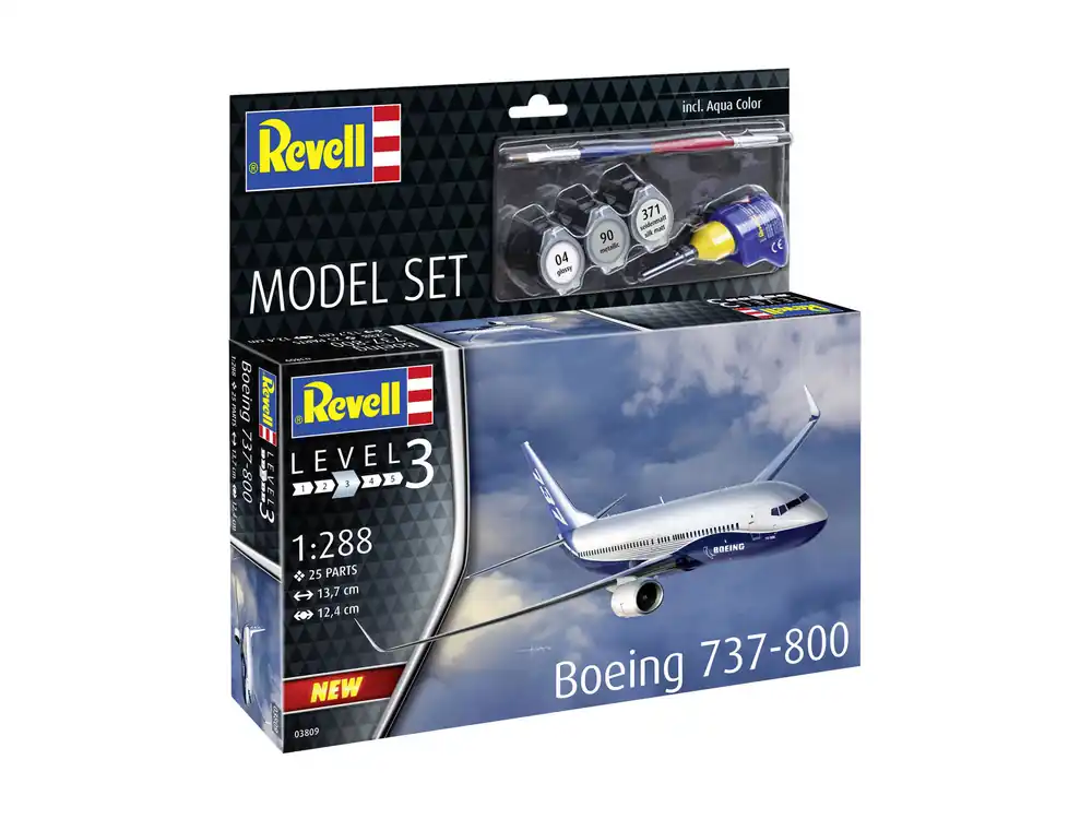 Model Set Boeing 737-800 1/288 - Revell 63809 Prix Promo
