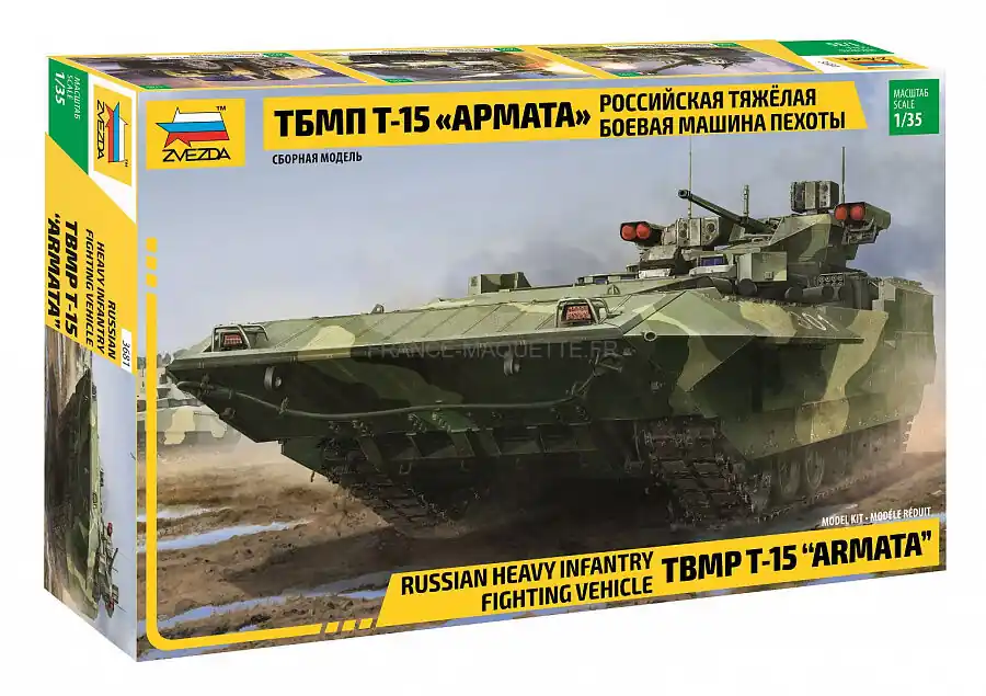 Dernier Modèle TBMP T-15 ARMATA 1/35 - Zvezda 3681