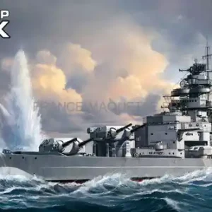 Cuirassé Kriegsmarine KM Bismarck 1/700 - Meng PS-003 Populaire