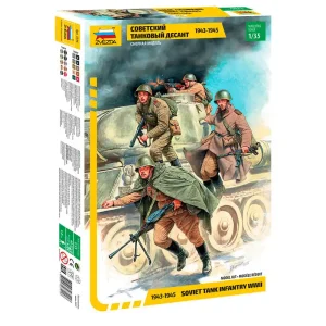 Quantité Limitée Infanterie Soviétique Portée 1/35 - Zvezda 3544