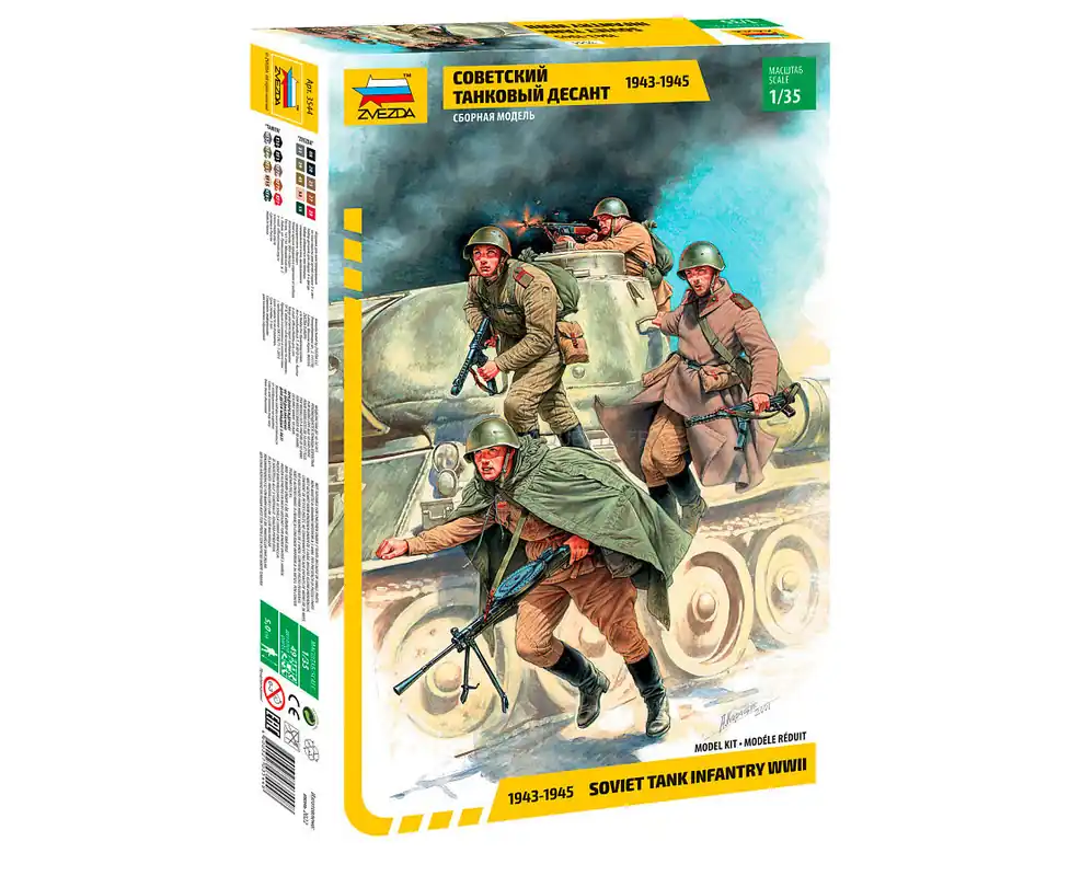 Quantité Limitée Infanterie Soviétique Portée 1/35 - Zvezda 3544