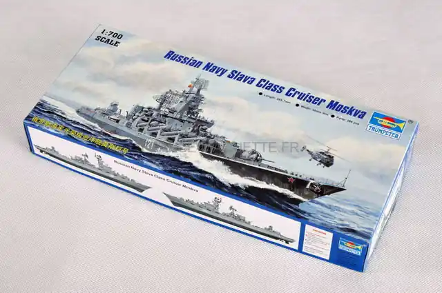 Croiseur soviétique Classe Slava Moskva 1/700 - Trumpeter 05720 Vente Flash