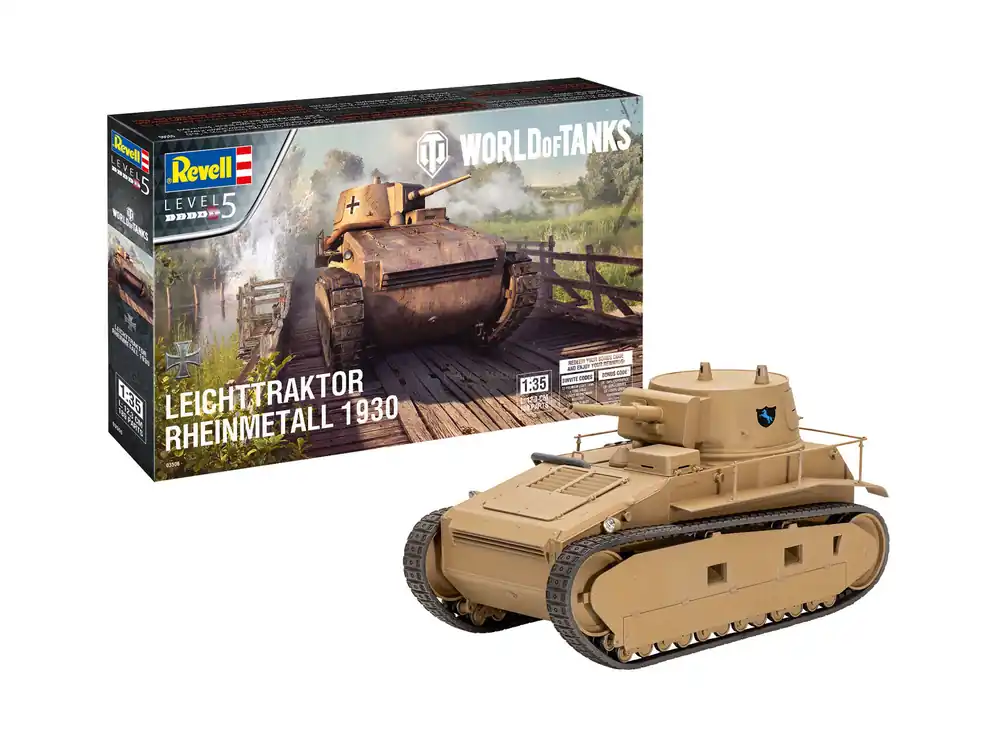 Leichttraktor Rheinmetall 1930 World Of Tanks 1 35 - Revell 03506 Achetez Aujourd'hui