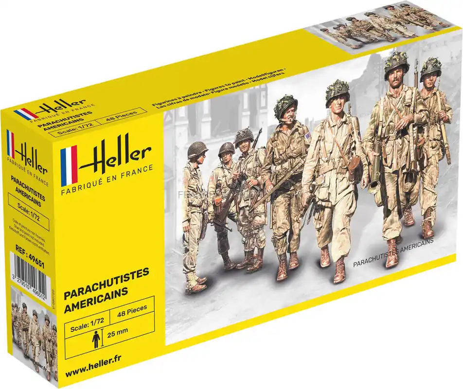 Soldes Figurines US Fallschirmjäger 1/72 - Heller 49651