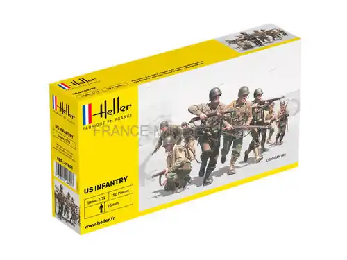 Livraison Express Infanterie US 1/72 - Heller 49601