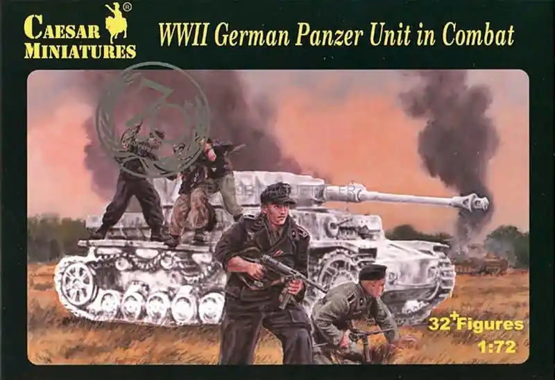 Equipage de panzer allemand au combat - Caesar HB085 Offre Spéciale