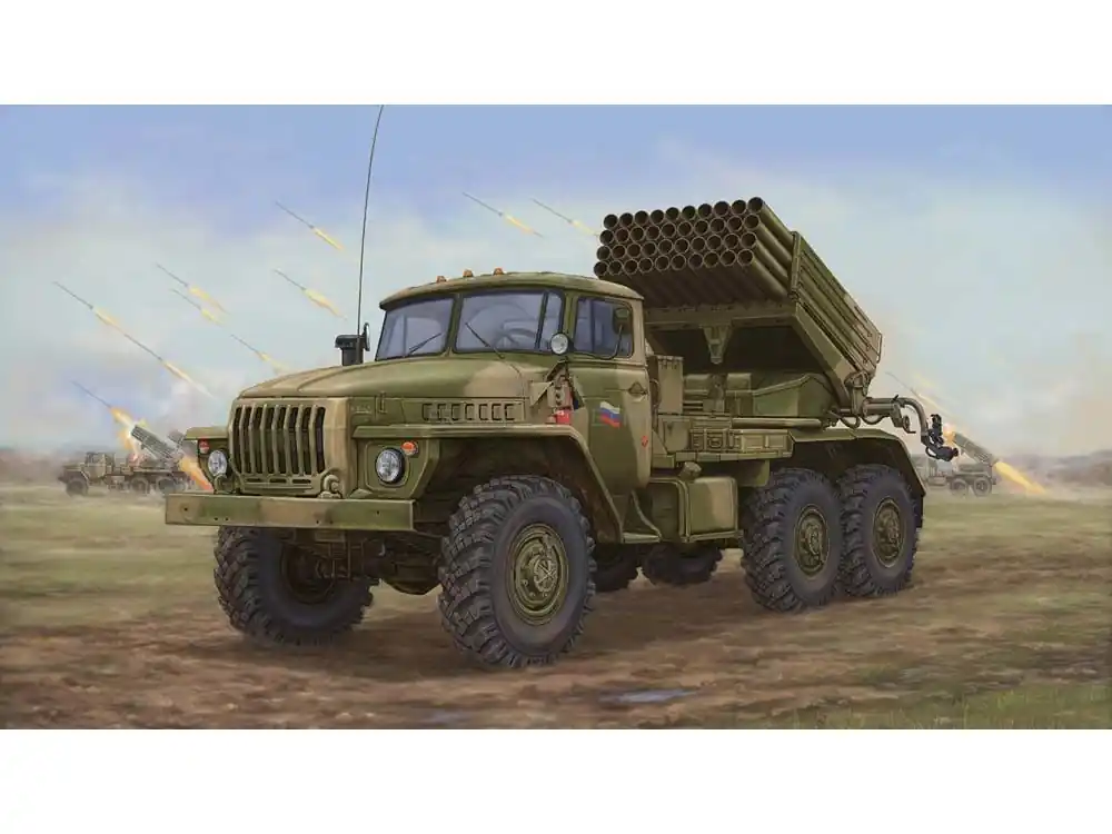 Camion lance-roquettes soviétique BM-21 Hail MRL A1 - Trumpeter 01014 Offre Du Jour