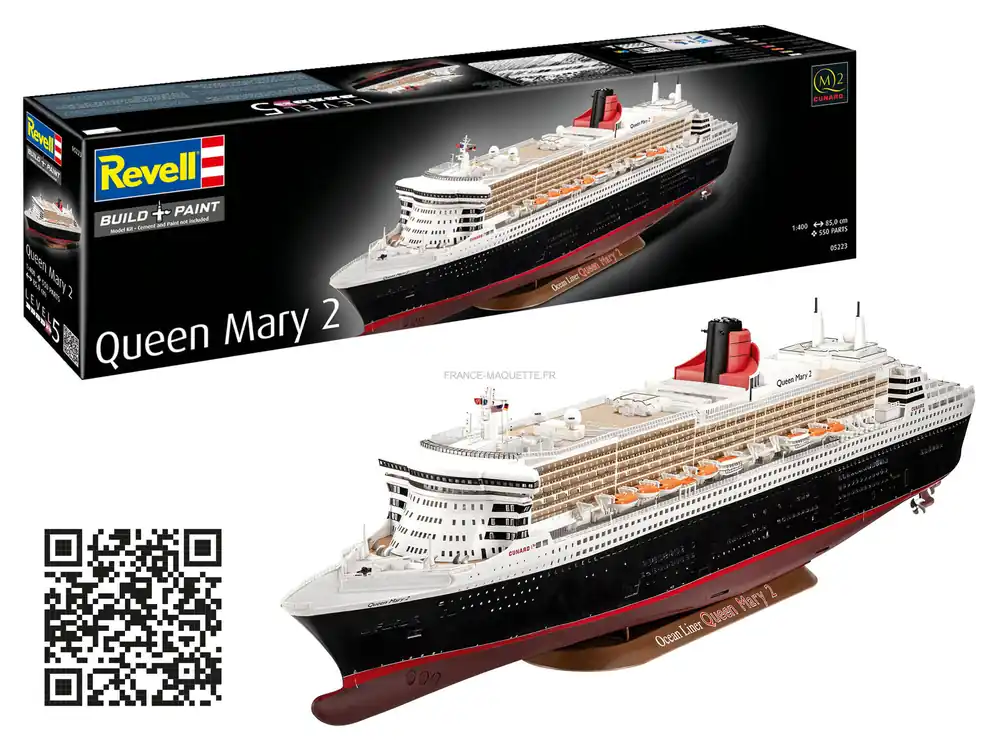 Meilleur Choix Queen Mary 2 1/400 - Revell 05223